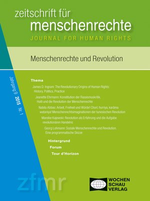 cover image of Menschenrechte und Revolution